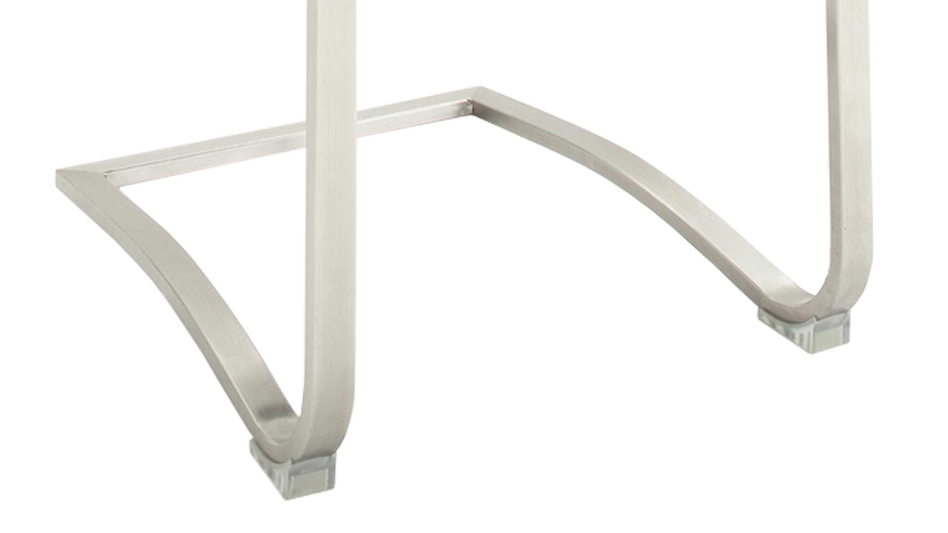 Schwingstuhl Mca furniture aus Stoff in Grau Schwingstuhl Artos graues Kunstleder GX & Edelstahl