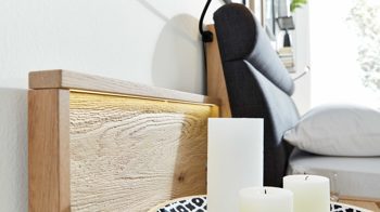 Möbelbeleuchtung Interliving aus Kunststoff in Weiß Interliving Schlafzimmer Serie 1023 – Paneelbeleuchtung Breite ca. 65 cm