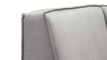 Eckbank Standard furniture factory aus Stoff in Hellgrau Eckbank Lagos hellgrauer Bezug Arizona 4411 - Stellfläche ca. 192 x 177 cm