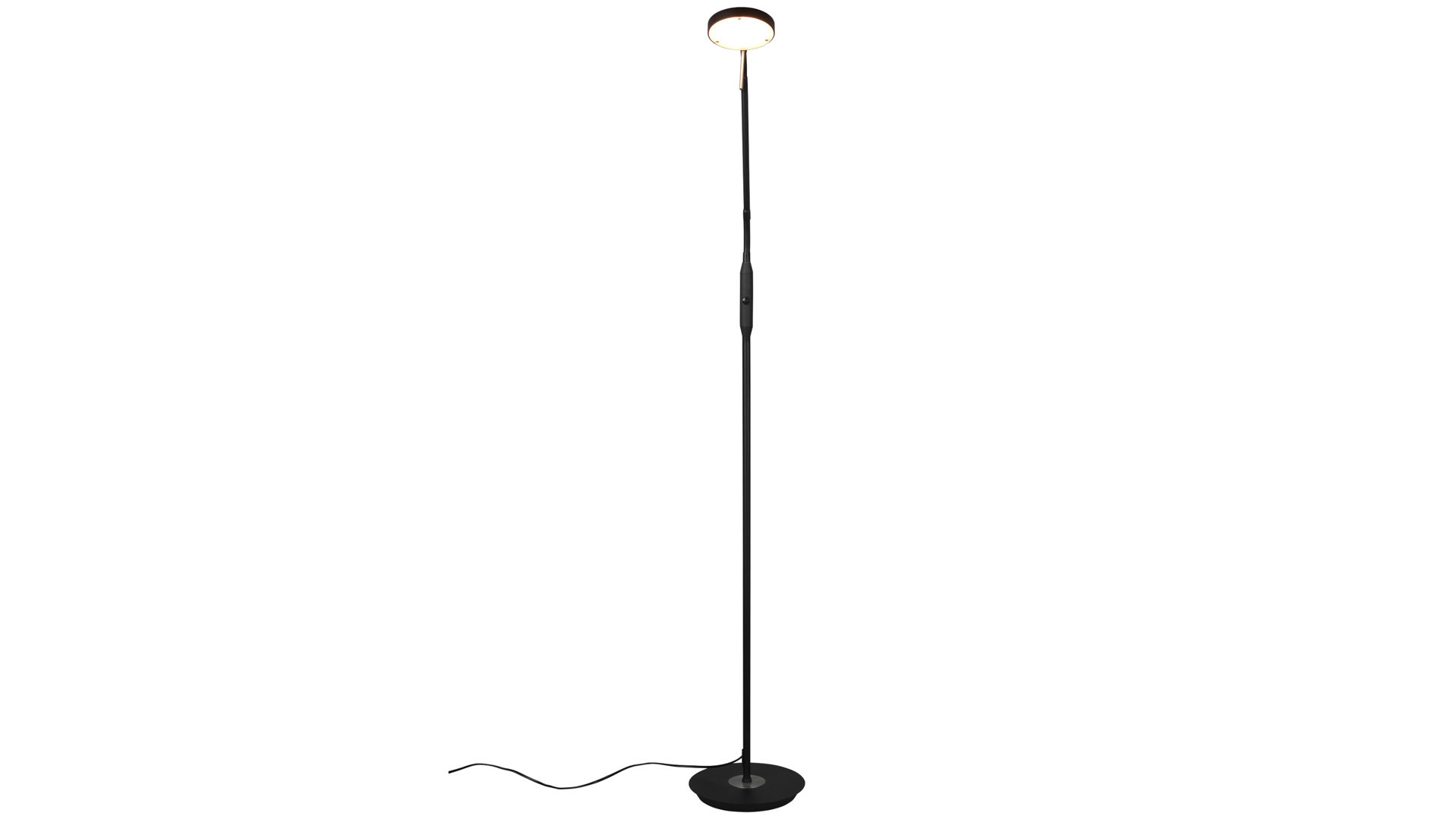 Stehleuchte Trio lighting for you aus Metall in Schwarz TRIO Stehleuchte Monza Schwarz  – Höhe ca. 145 cm