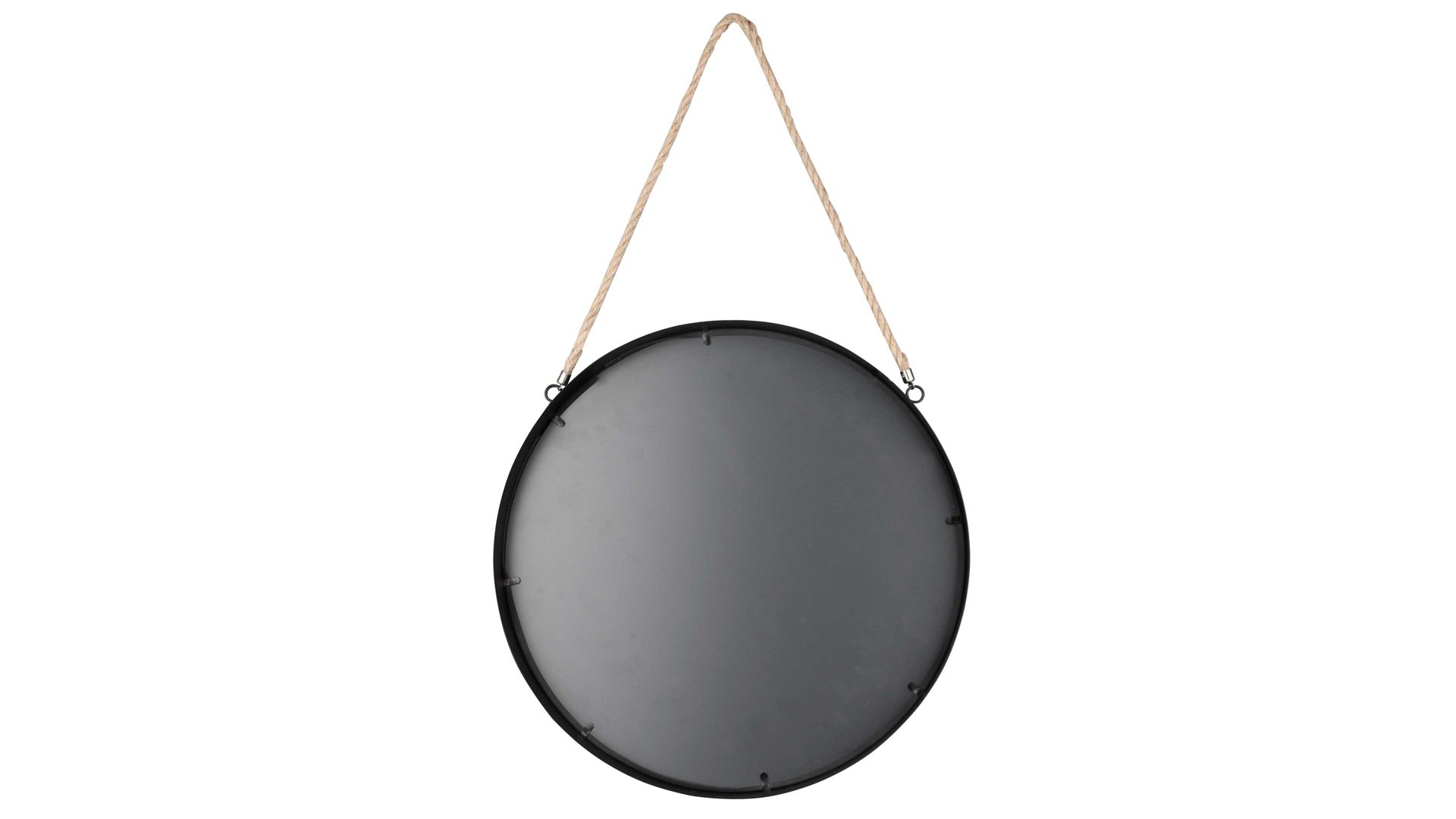 Wandspiegel Mirrors and more aus Spiegel in Schwarz Dekospiegel Nina Schwarz - Durchmesser ca. 40 cm