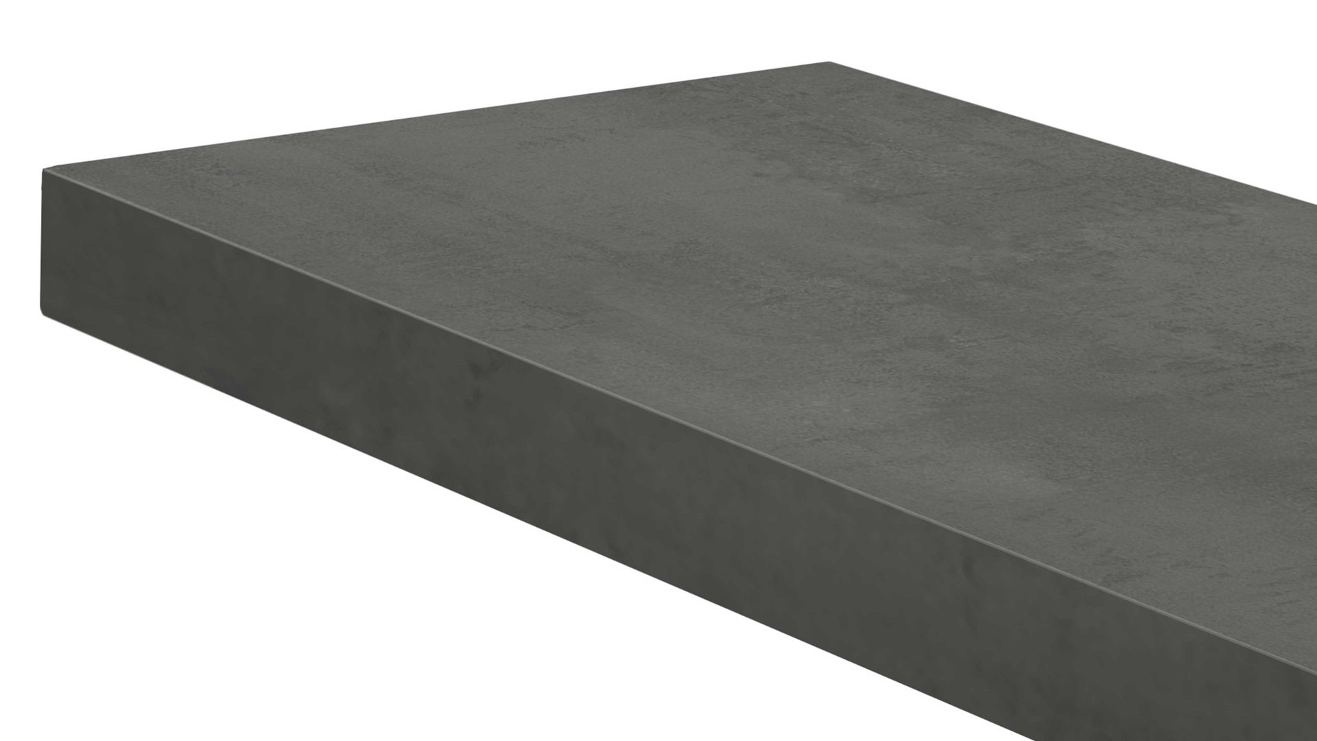 Wandregal Mäusbacher i.i. aus Holz in Dunkelgrau Wandsteckbord Graphit - Länge ca. 90 cm