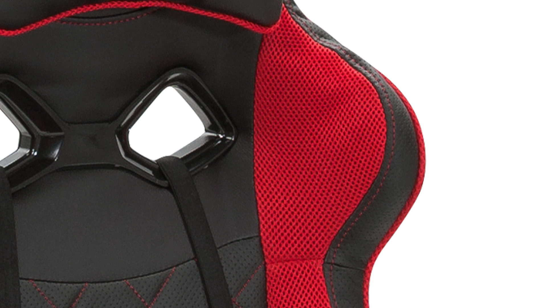 Game-Drehstuhl Duo collection aus Stoff in Rot Gaming-Drehstuhl Game Rocker Rot & Schwarz