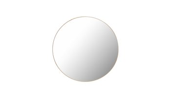 Spiegel Mirrors and more aus Spiegel in Gelb Rahmenspiegel Britta Gold - Durchmesser ca. 80 cm