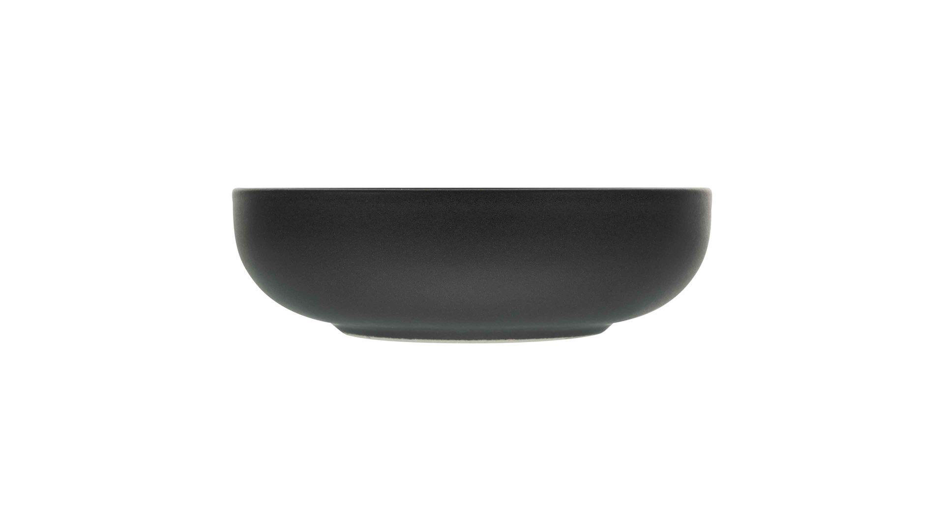 Schale Creatable aus Keramik in Schwarz CREATABLE Uno – Mehrzweckschale schwarzes Steinzeug – Durchmesser ca. 16 cm