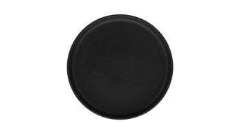 Essteller Creatable aus Keramik in Schwarz CREATABLE Uno – Speiseteller schwarzes Steinzeug – Durchmesser ca. 28 cm