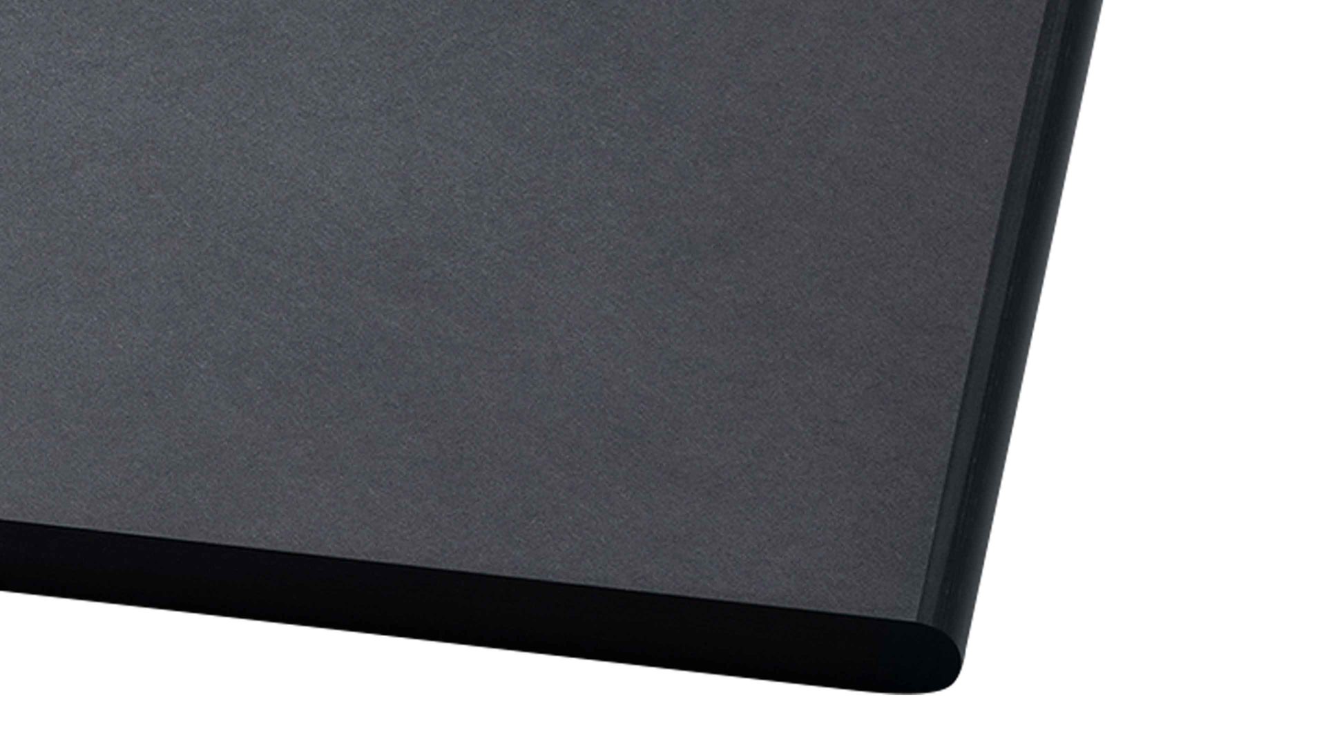 Schneidbrett Continenta aus Holz in Schwarz CONTINENTA Duracore - Schneidebrett schwarzer Recycling-Werkstoff – ca. 24 x 35 cm