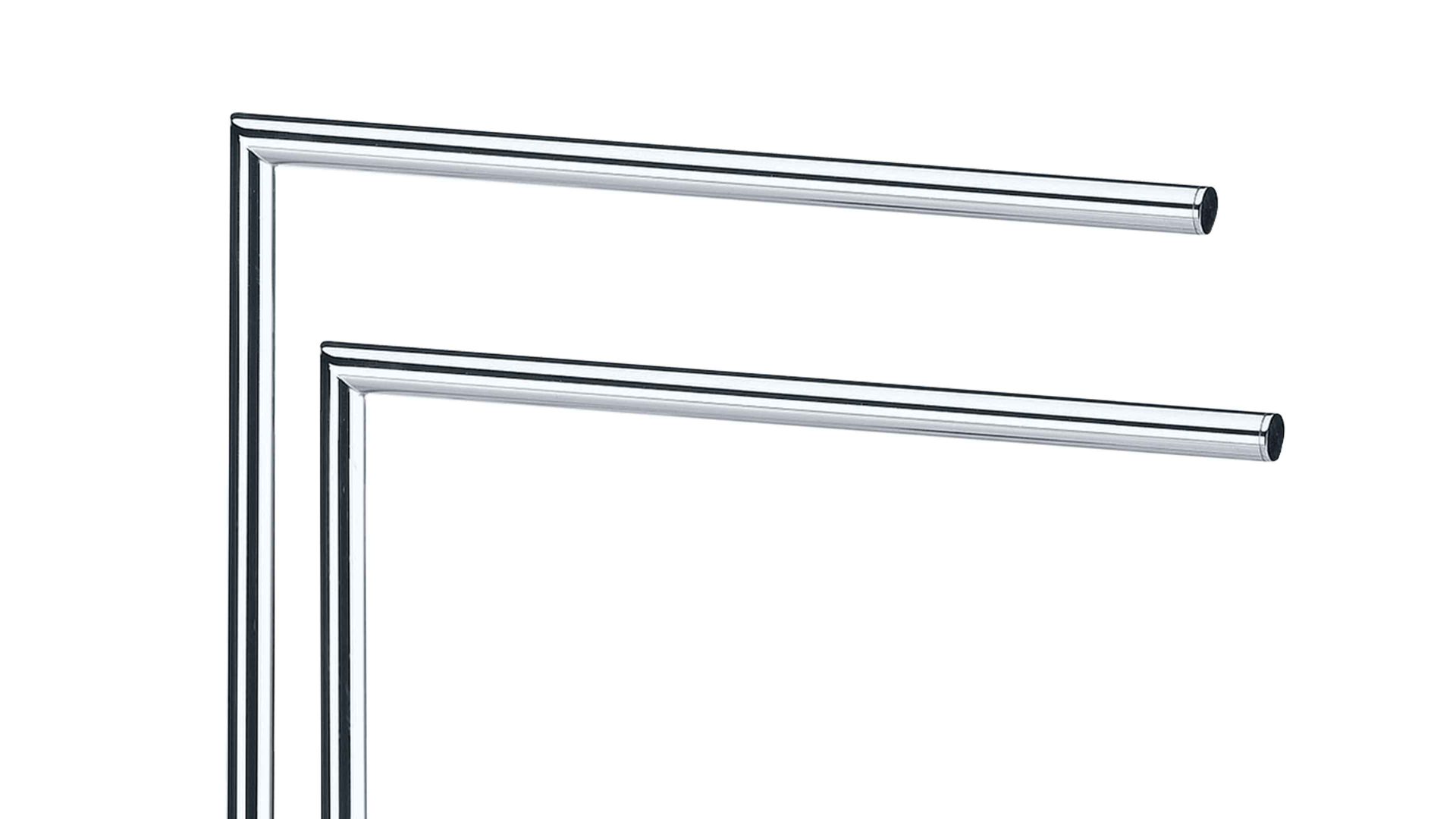 Handtuchhalter Kela | keck & lang aus Metall in Metallfarben kela Handtuchhalter Style verchromtes Metall & Edelstahl – Höhe ca. 81 cm