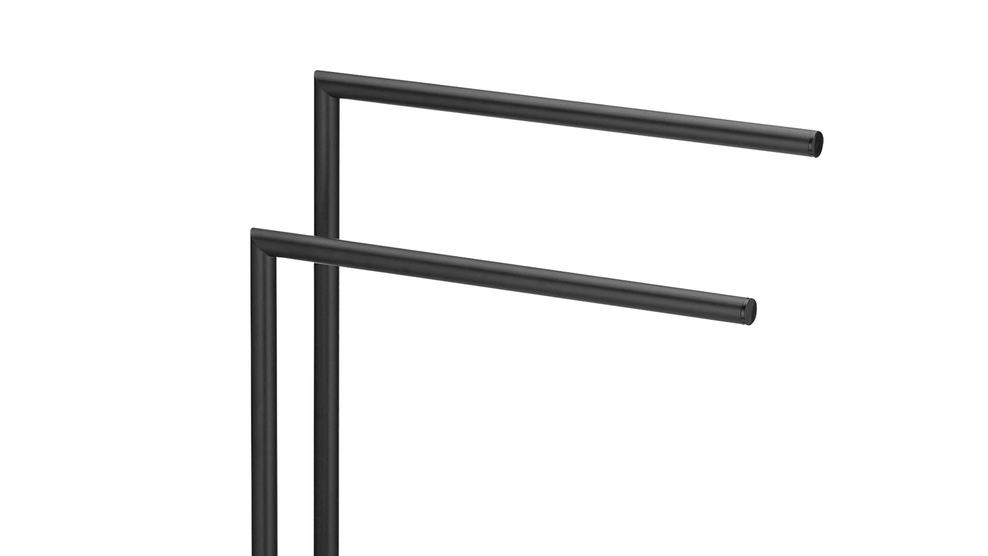 Handtuchhalter Kela | keck & lang aus Metall in Schwarz kela Handtuchhalter Style schwarzes Metall & Edelstahl – Höhe ca. 81 cm