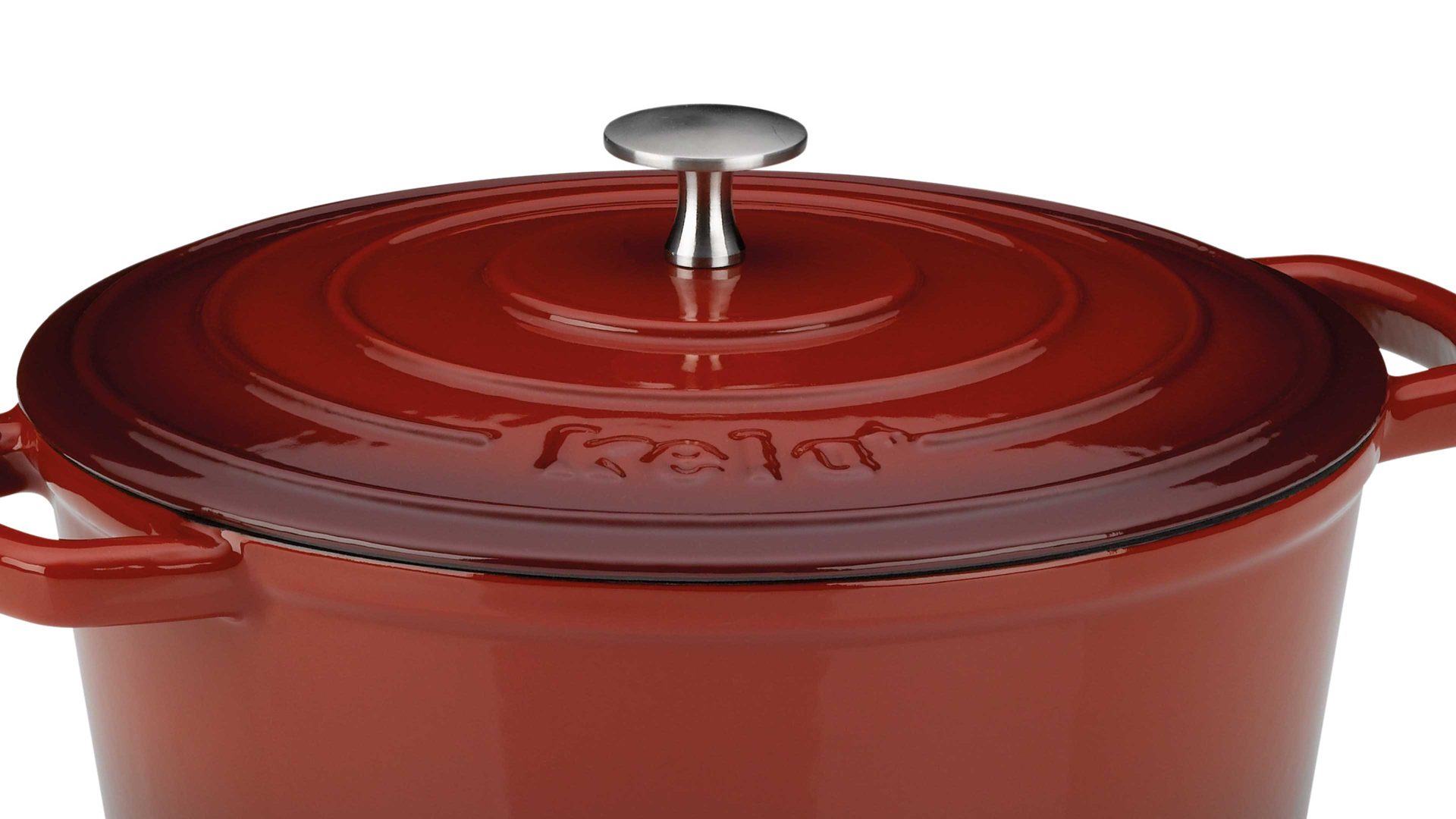 Bräter Kela | keck & lang aus Metall in Rot kela Bräter Calido rotes Gusseisen - ca. 4,6 Liter