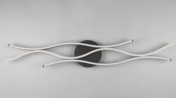 Deckenleuchte Trio lighting for you aus Metall in Messing Trio Deckenleuchte Blaze Messing matt & schwarz matt - Breite ca. 108