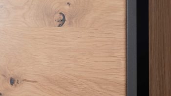 Sideboard Mca furniture aus Holz in Holzfarben Wohnprogramm Bari - Sideboard Asteiche Bianco – drei Türen, eine Schublade, Breite ca. 163 cm