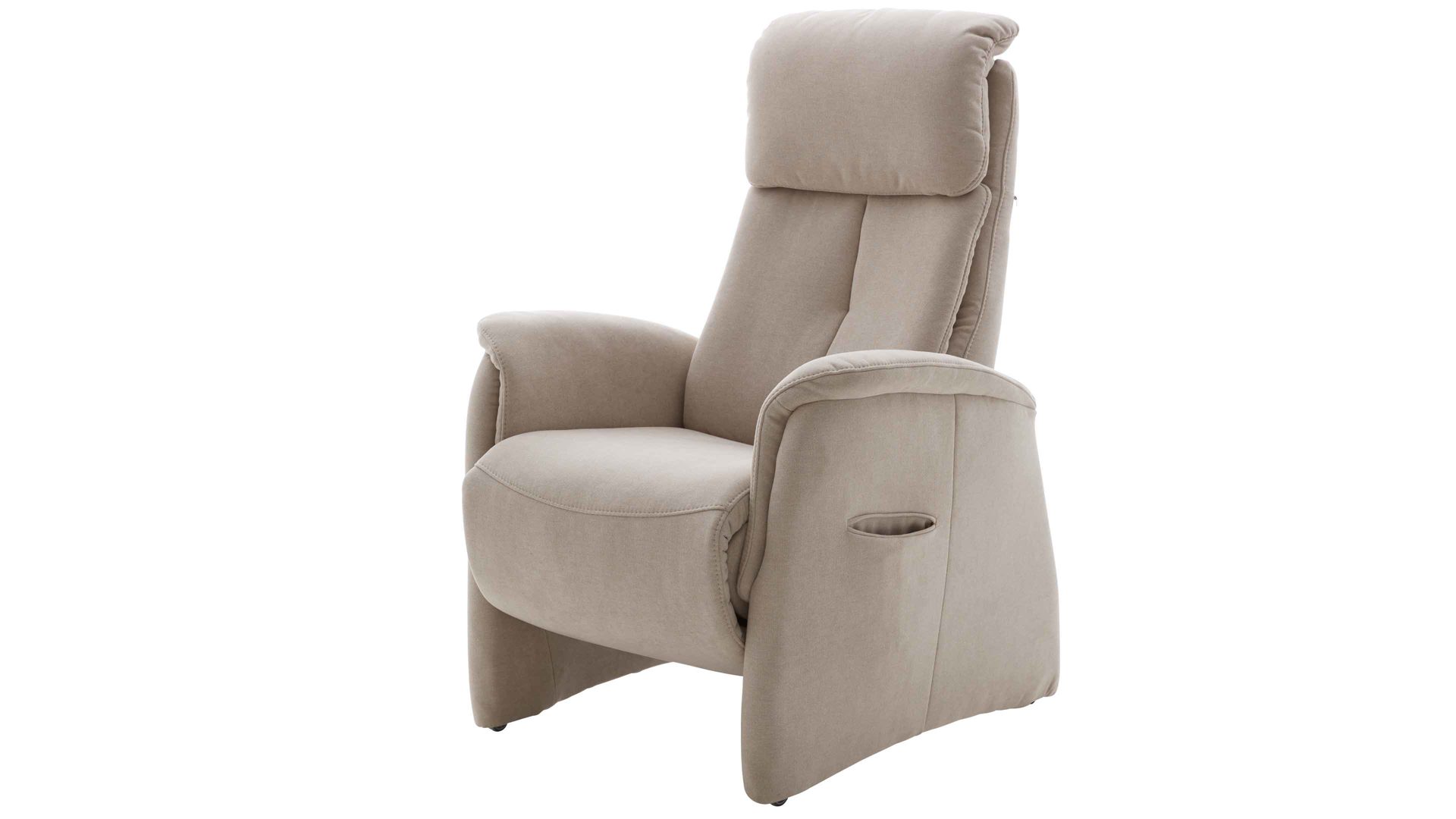 Relaxsessel comfortmaster besser sitzen, liegen, leben aus Stoff in Beige Comfortmaster CM-HU1157 - Relaxsessel B ecrufarbener Bezug Kira - Ergonomie L
