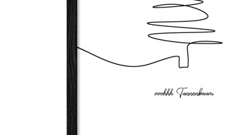 Kunstdruck Pro®art bilderpalette aus Karton / Papier / Pappe in Weiß PRO®ART Kunstdruck Christmas 2 Weiß & Schwarz - ca. 33 x 43 cm