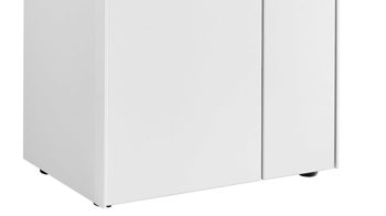 Vitrine Venjakob aus Kunststoff in Weiß VENJAKOB Wohnprogramm Sentino 3000 - Vitrine kristallweiße matte Lackoberflächen – ca. 62 x 174 x 43 cm