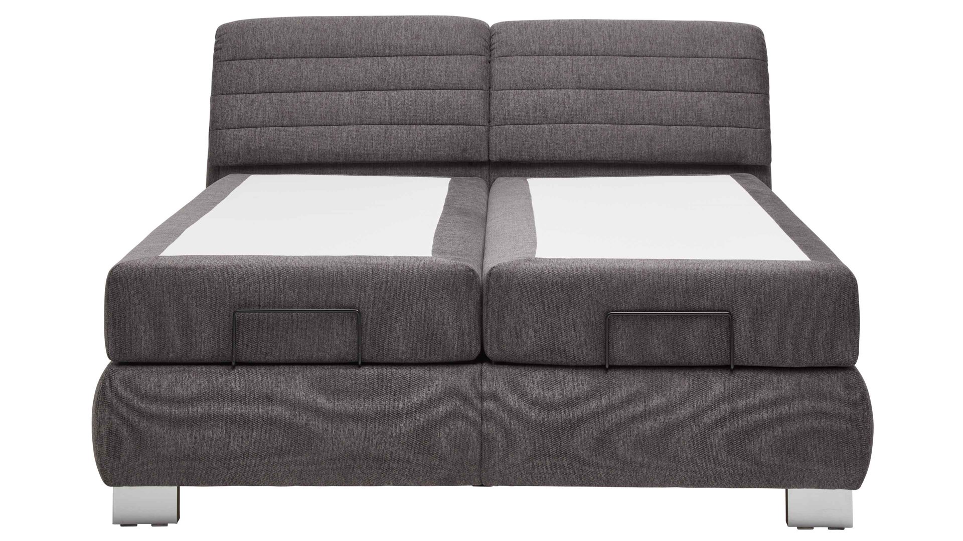 Boxspringbett comfortmaster besser sitzen, liegen, leben aus Stoff in Anthrazit Comfortmaster OC-BX21015 - Boxspringbett anthrazitfarbener Stoffbezug Brego 321200 – Liegefläche ca. 180 x 200 cm