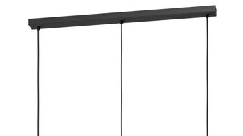 Pendelleuchte Eglo aus Metall in Schwarz EGLO Hängeleuchte Romazzina schwarzer Stahl - Länge ca. 90 cm