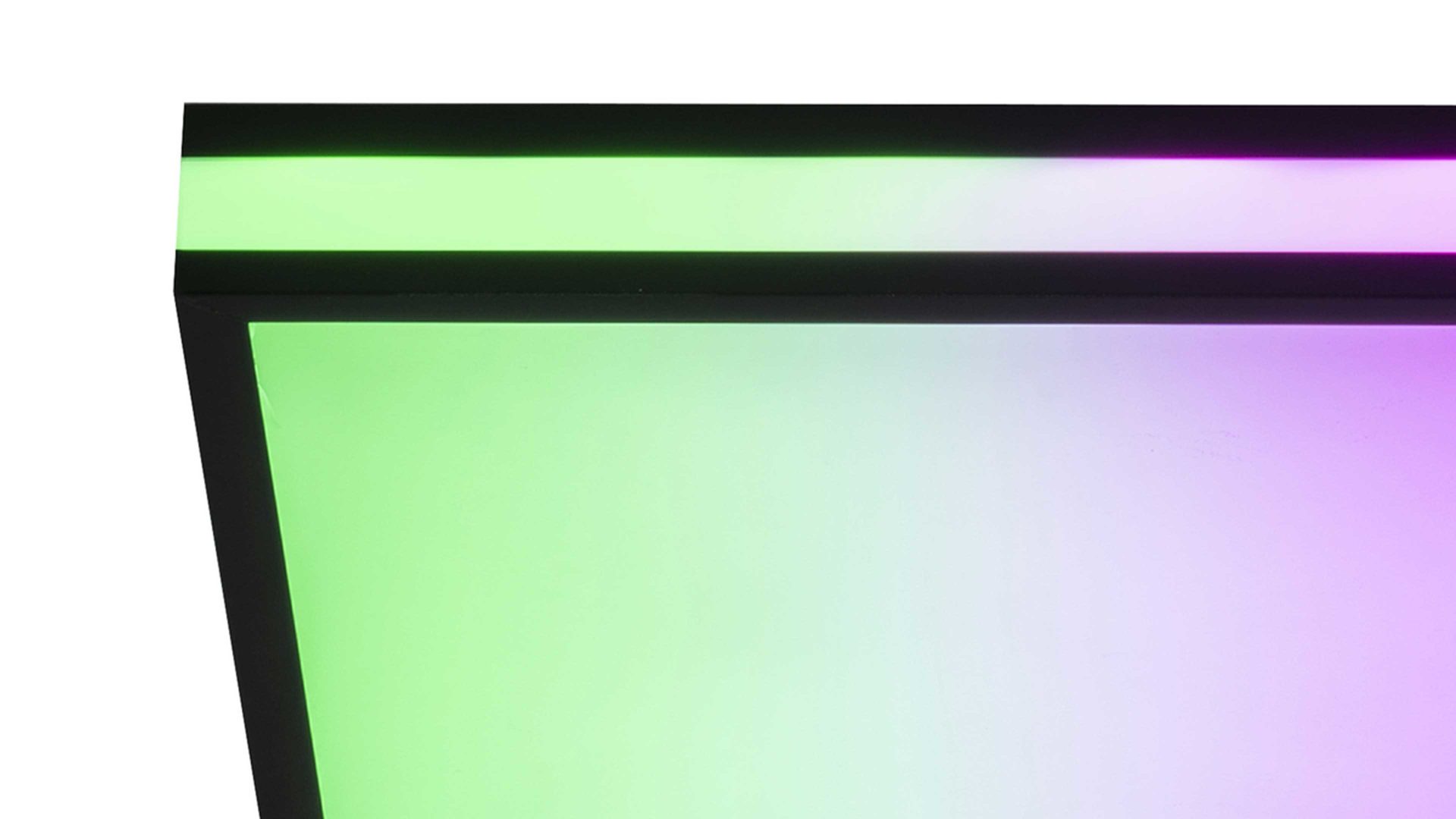 Deckenleuchte Just light. (leuchtendirekt) aus Metall in Schwarz JUST LIGHT. Lampenserie Mario Black schwarzes Metall - ca. 45 x 45 cm