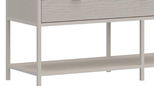 Regal Actona group aus Metall in Grau Regal Seaford im Industrielook grau - ca. 114 x 78 cm