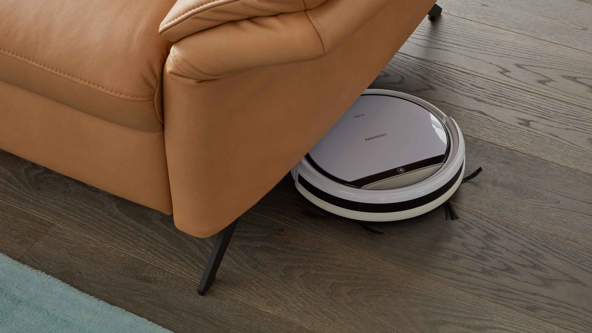 Funktionshocker modulmaster aus Leder in Hellbraun Modulmaster MM-PN1161 - XXL-Funktionshocker honigfarbenes Leder Torro & schwarze Metallfüße - ca. 130 x 65 cm