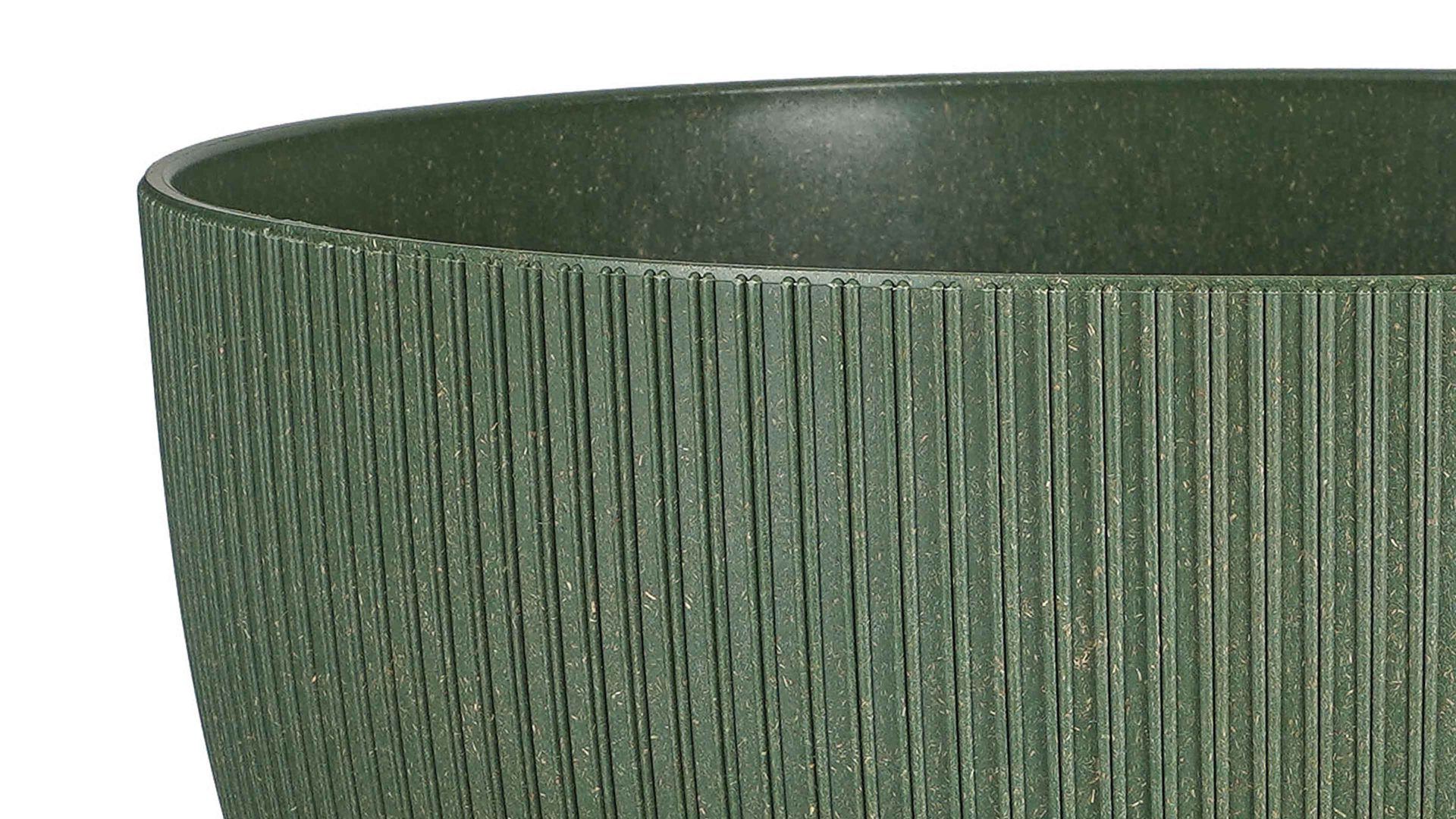 Pflanzkübel Edelman® aus Kunststoff in Grün Pflanzschale Doppio grüner Kunststoff - Durchmesser ca. 29 cm