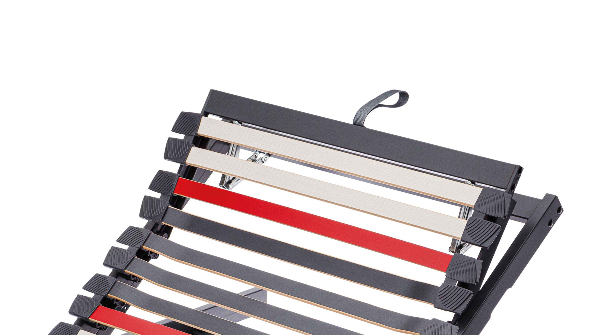 Lattenrost Interliving aus Holz in Anthrazit Interliving Lattenrost Serie 1950 - V6586 Funk & drei Motoren – Liegefläche ca. 90 x 190 cm