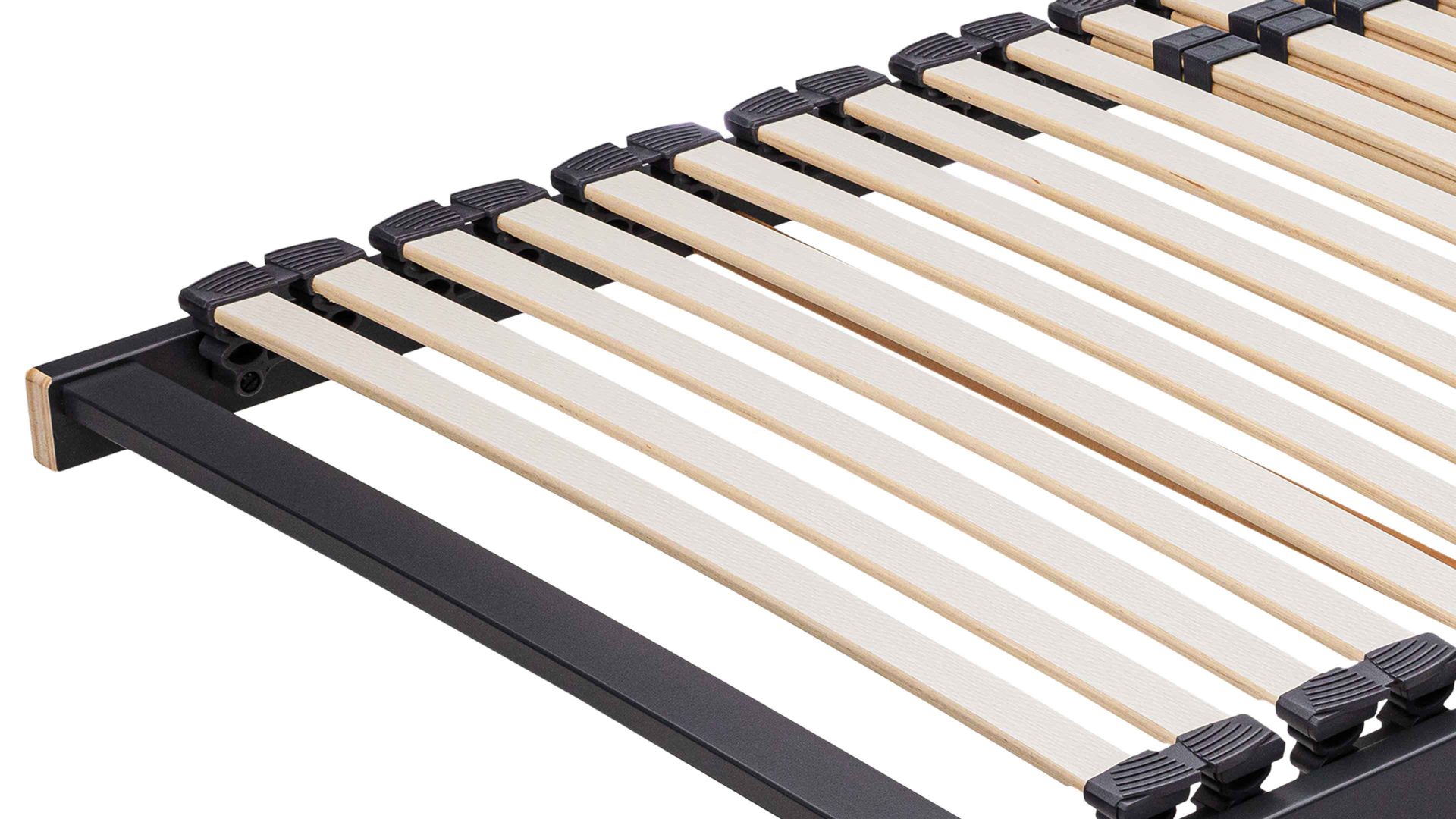 Lattenrost Interliving aus Holz in Anthrazit Interliving Lattenrost Serie 1950 ohne Verstellung – Liegefläche ca. 90 x 190 cm