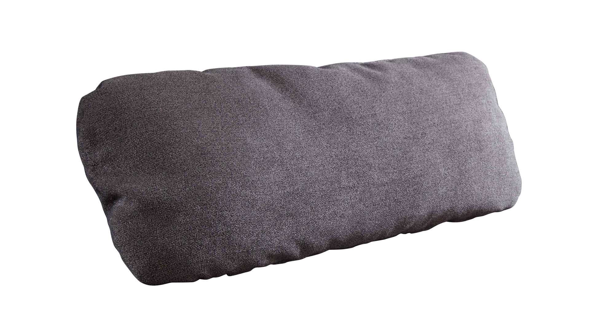 Einzelkissen modulmaster aus Stoff in Grau Modulmaster MM-PP1058 - Nierenkissen schieferfarbene Mikro-Chenille Charly