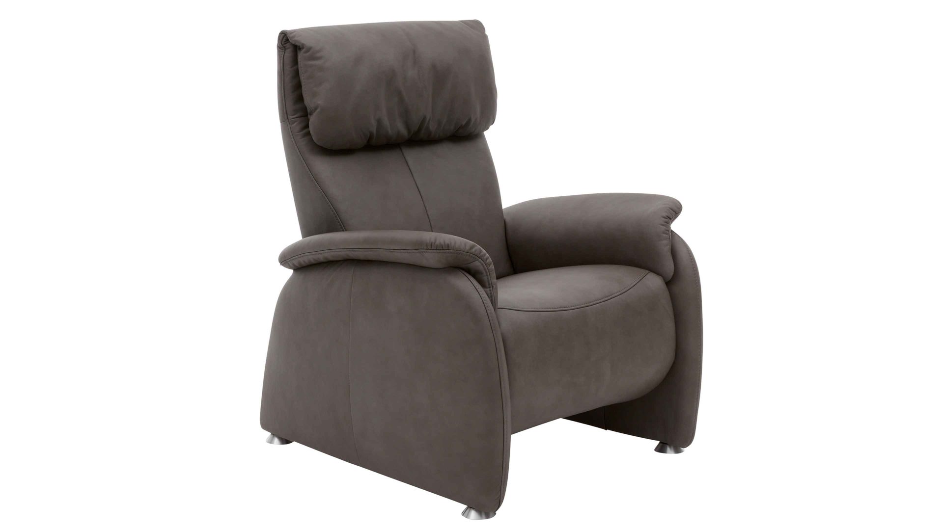 Polstersessel comfortmaster besser sitzen, liegen, leben aus Leder in Dunkelbraun Comfortmaster Ledersessel 4898 canyonfarbenes LongLife-Leder LG18