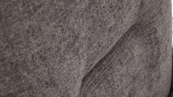 Polsterstuhl Interliving aus Stoff in Grau Interliving Esszimmer Serie 5504 - Armlehnstuhl 37 grauer Bezug Concrete DCT 99 & schwarzer Drehfuß S 349