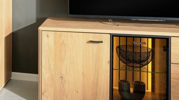 Möbelbeleuchtung Interliving aus Kunststoff in Weiß Interliving Wohnzimmer Serie 2024 - Nischenbeleuchtung zweiteilig - Länge ca. 60 cm