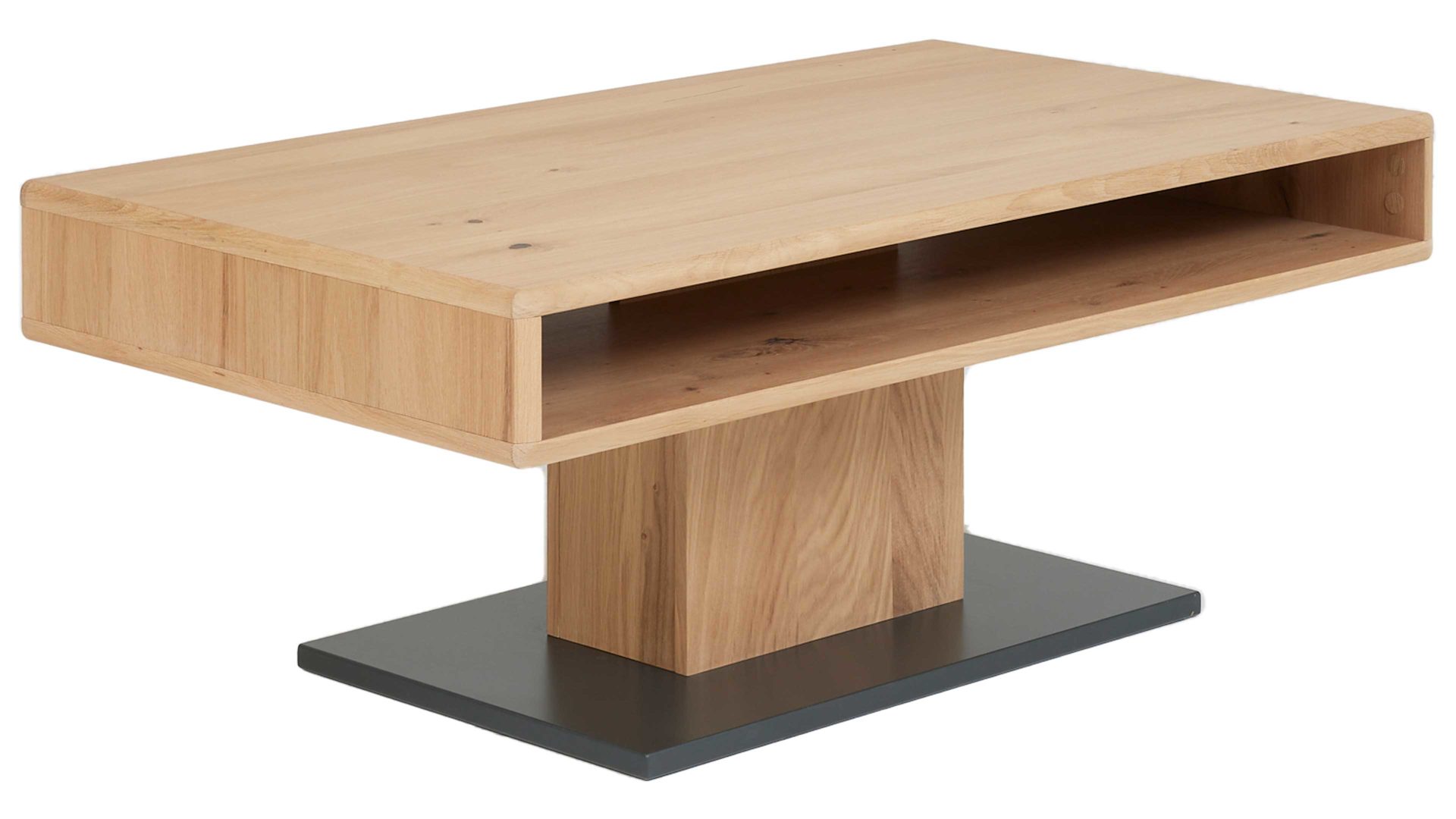 Couchtisch Interliving aus Holz in Holzfarben Interliving Wohnzimmer Serie 2024 - Couchtisch 65 Eiche - ca. 115 x 65 cm