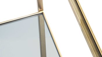 Beistelltisch Haku aus Metall in Metallfarben Beistelltisch goldfarbenes Metall - Breite ca. 60 cm