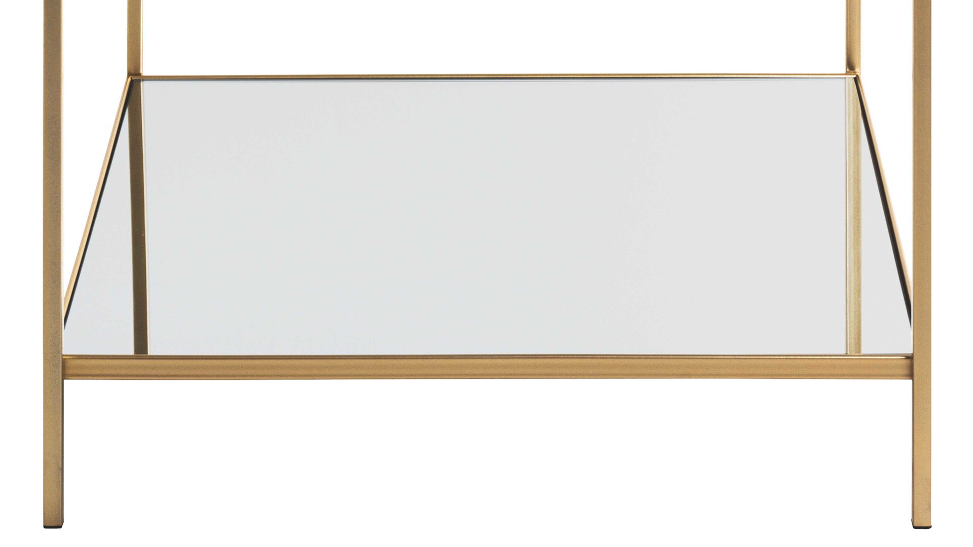 Beistelltisch Haku aus Metall in Metallfarben Beistelltisch goldfarbenes Metall - Breite ca. 60 cm