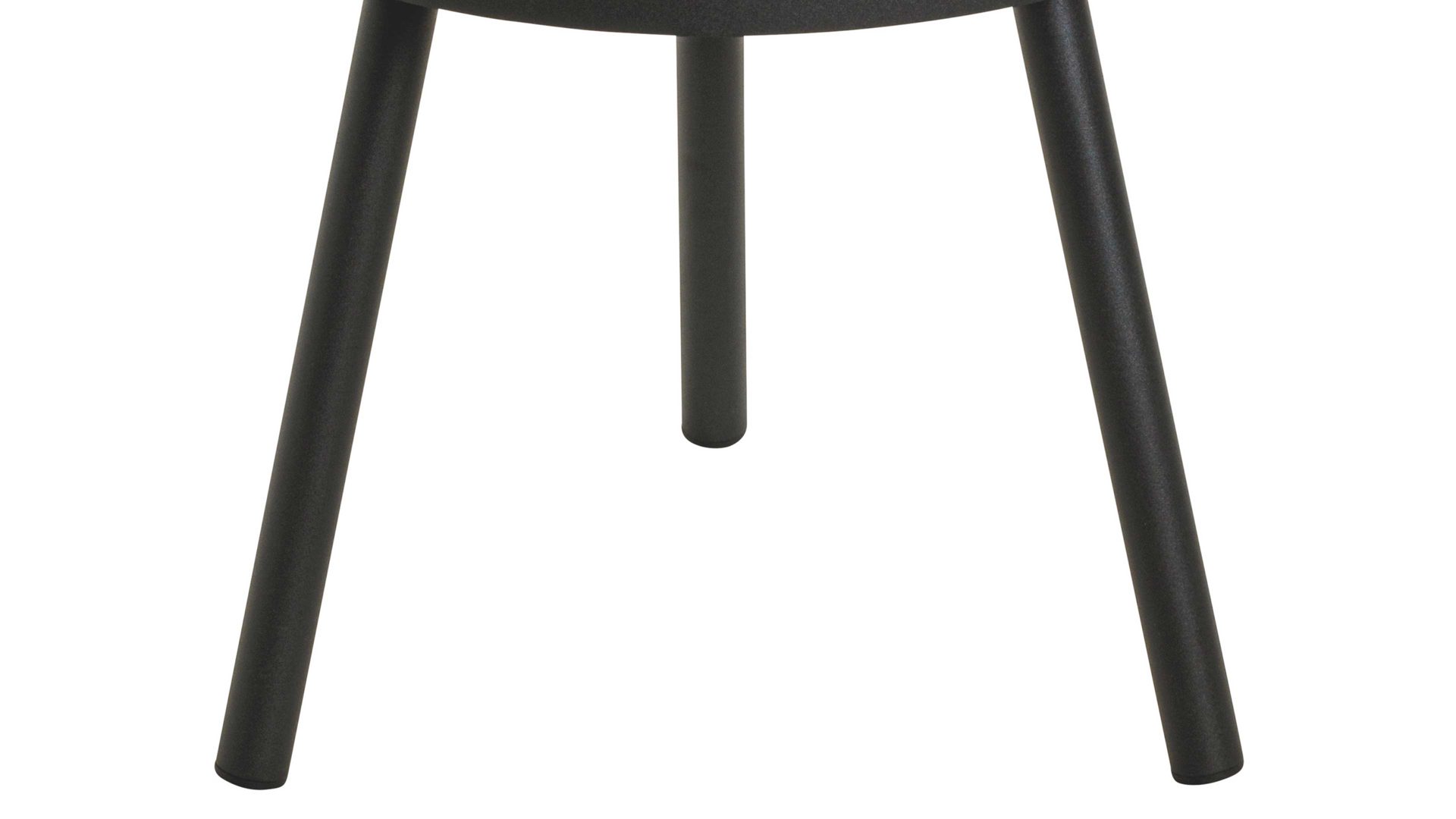 Beistelltisch Haku aus MDF in Holzfarben Beistelltisch Eiche & Schwarz - Durchmesser ca. 40 cm