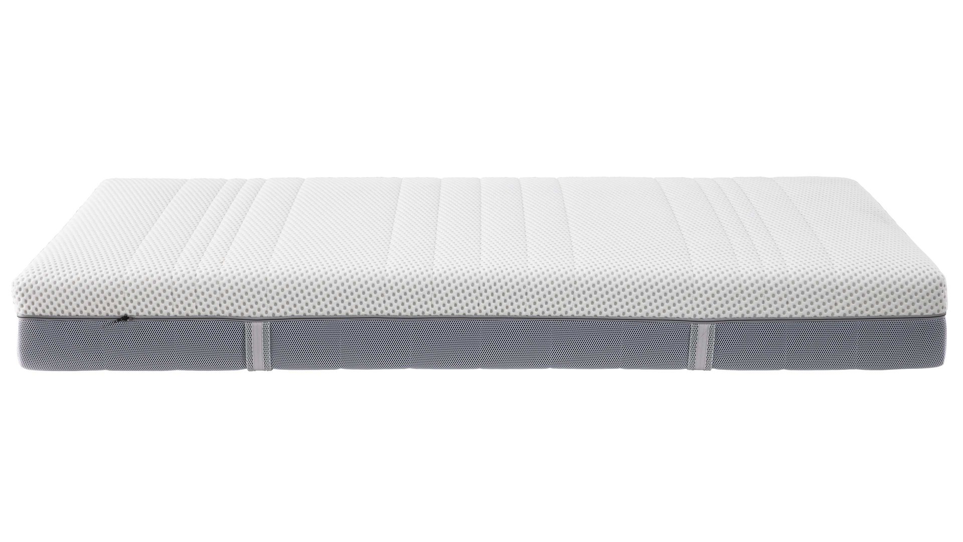Federkernmatratze Interliving aus Stoff in Weiß Interliving Bettensystem Serie 1416 - Matratze HU-M400 Taschenfederkern - Liegefläche ca. 90 x 200 cm