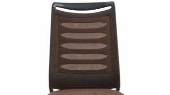 Vierfußstuhl Venjakob aus Kunststoff in Bronze VENJAKOB Polsterstuhl Lilli 3000 bronzefarbener Bezug & Anthrazit