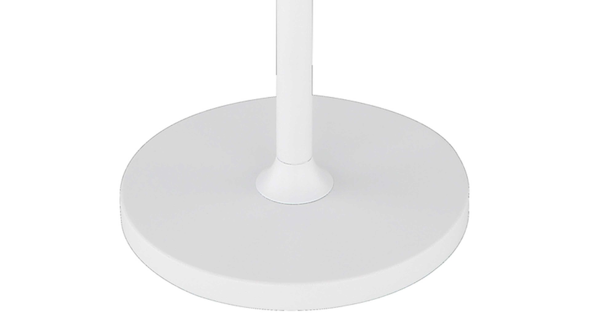 Solarleuchte Globo lighting aus Metall in Weiß GLOBO Akku-Solarleuchte weißes Metall & opalfarbenes Acryl