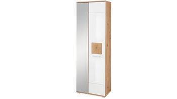 Garderoben-Set Innostyle aus Holz in Weiß Garderobenprogramm Fun - Komplett-Set Weiß & Artisan Eiche, Hirnholz - zweiteilig
