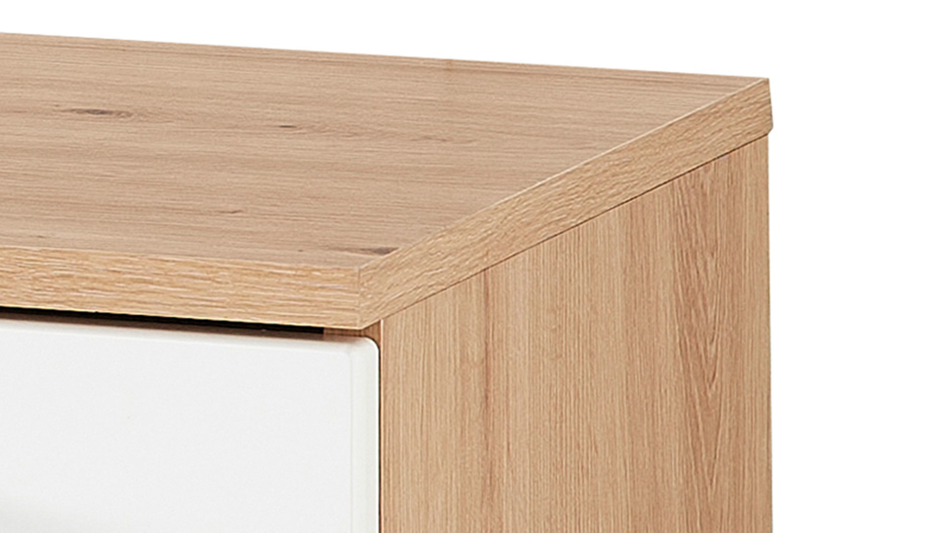 Garderoben-Set Innostyle aus Holz in Weiß Garderobenprogramm Fun - Komplett-Set Weiß & Artisan Eiche, Hirnholz - zweiteilig