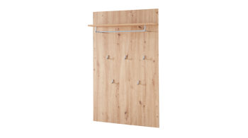 Wandgarderobe Innostyle aus Holz in Holzfarben Garderobenprogramm Fun - Wandgarderobe Artisan Eiche - Breite ca. 84 cm