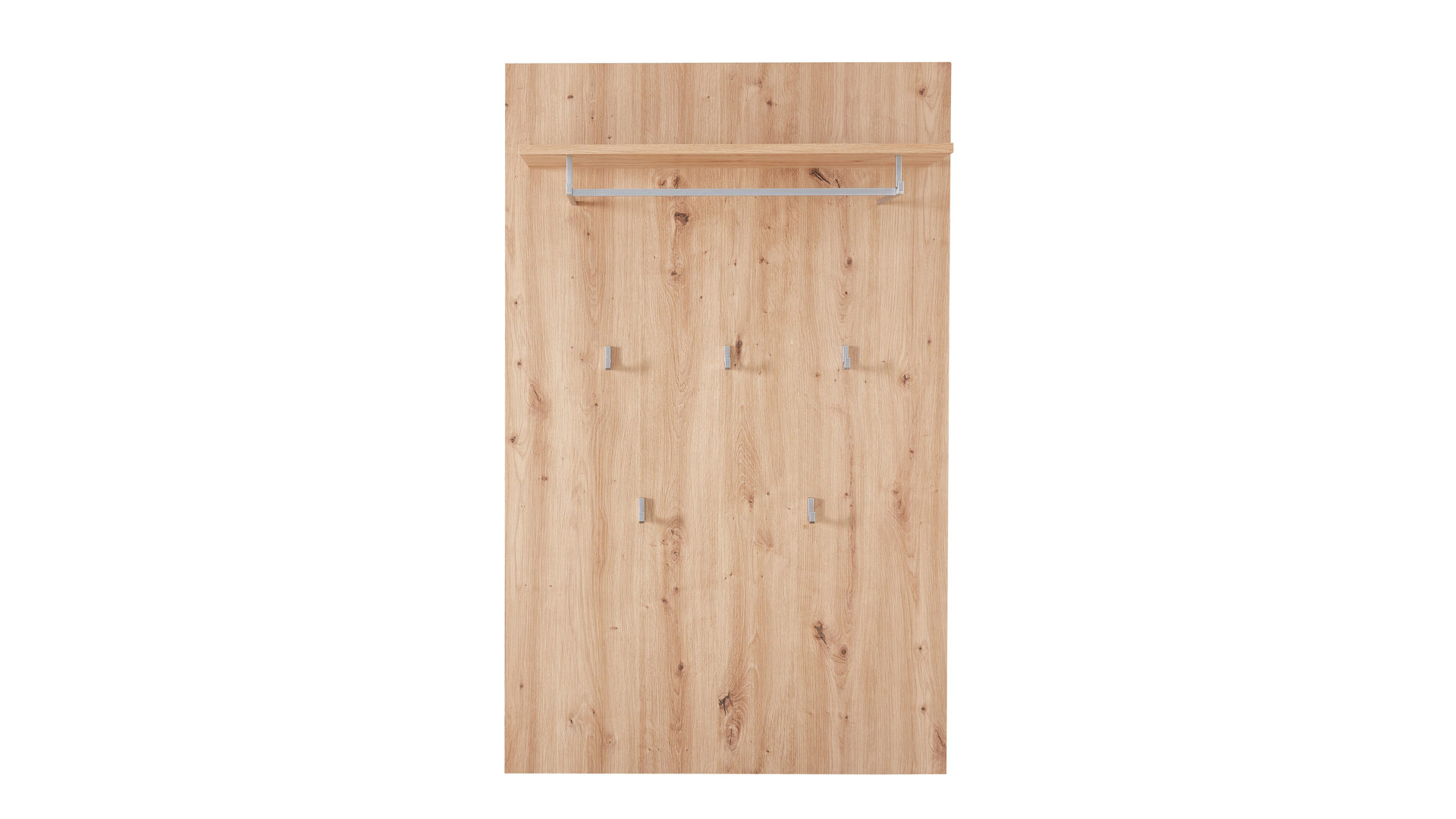 Wandgarderobe Innostyle aus Holz in Holzfarben Garderobenprogramm Fun - Wandgarderobe Artisan Eiche - Breite ca. 84 cm