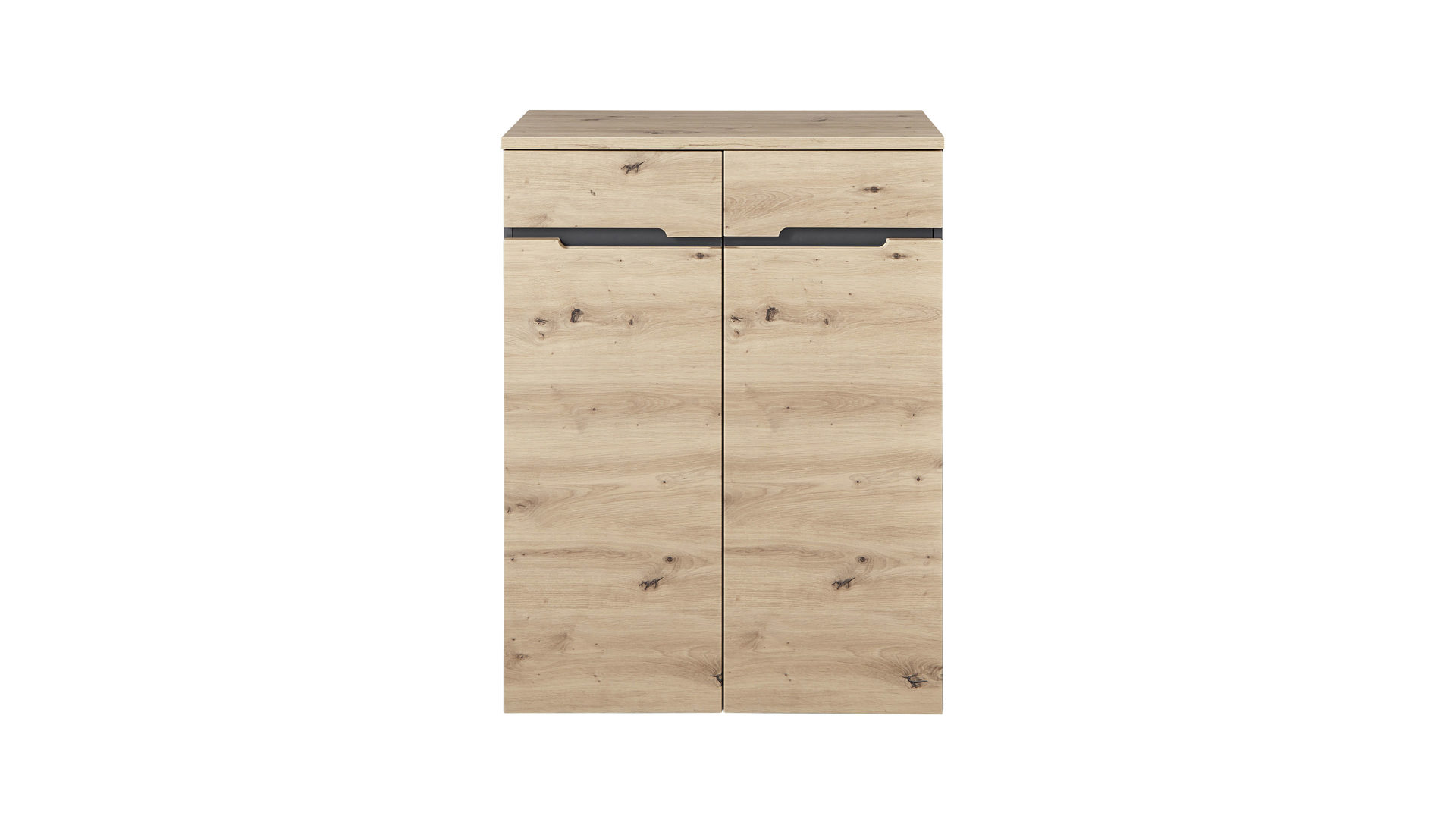 Kommode Innostyle aus Holz in Holzfarben Kommodenserie Memphis Artisan Eiche & Graphit - Breite ca. 80 cm