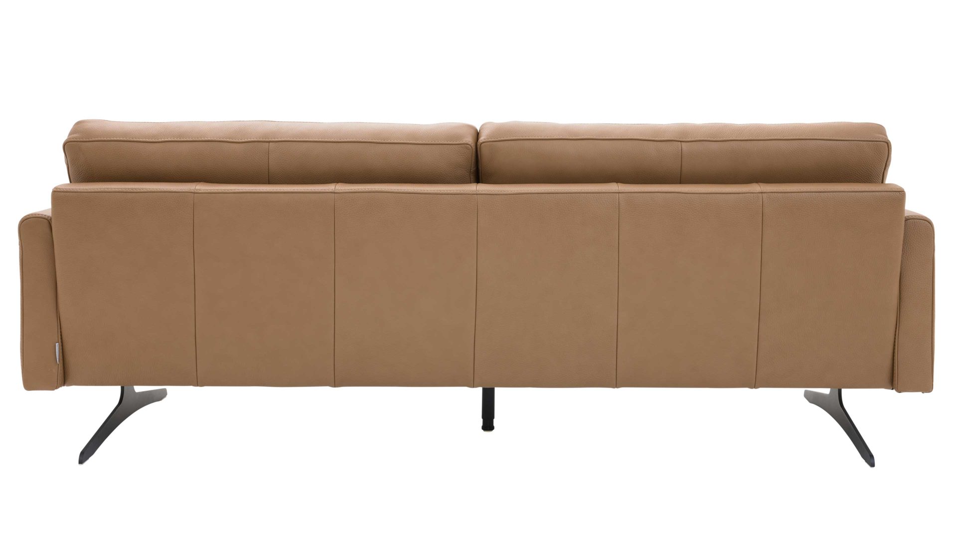 Zweisitzer Interliving aus Leder in Hellbraun Interliving Sofa Serie 4004 - Zweisitzer N100 fangofarbenes LongLife-Leder Z84-21 - Länge ca. 220 cm