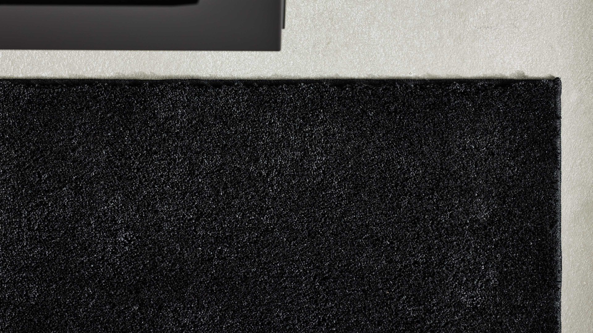 Badematte / Badeteppich Interliving aus Kunstfaser in Anthrazit Interliving Badteppich Serie 9112 Anthrazit - ca. 60 x 90 cm