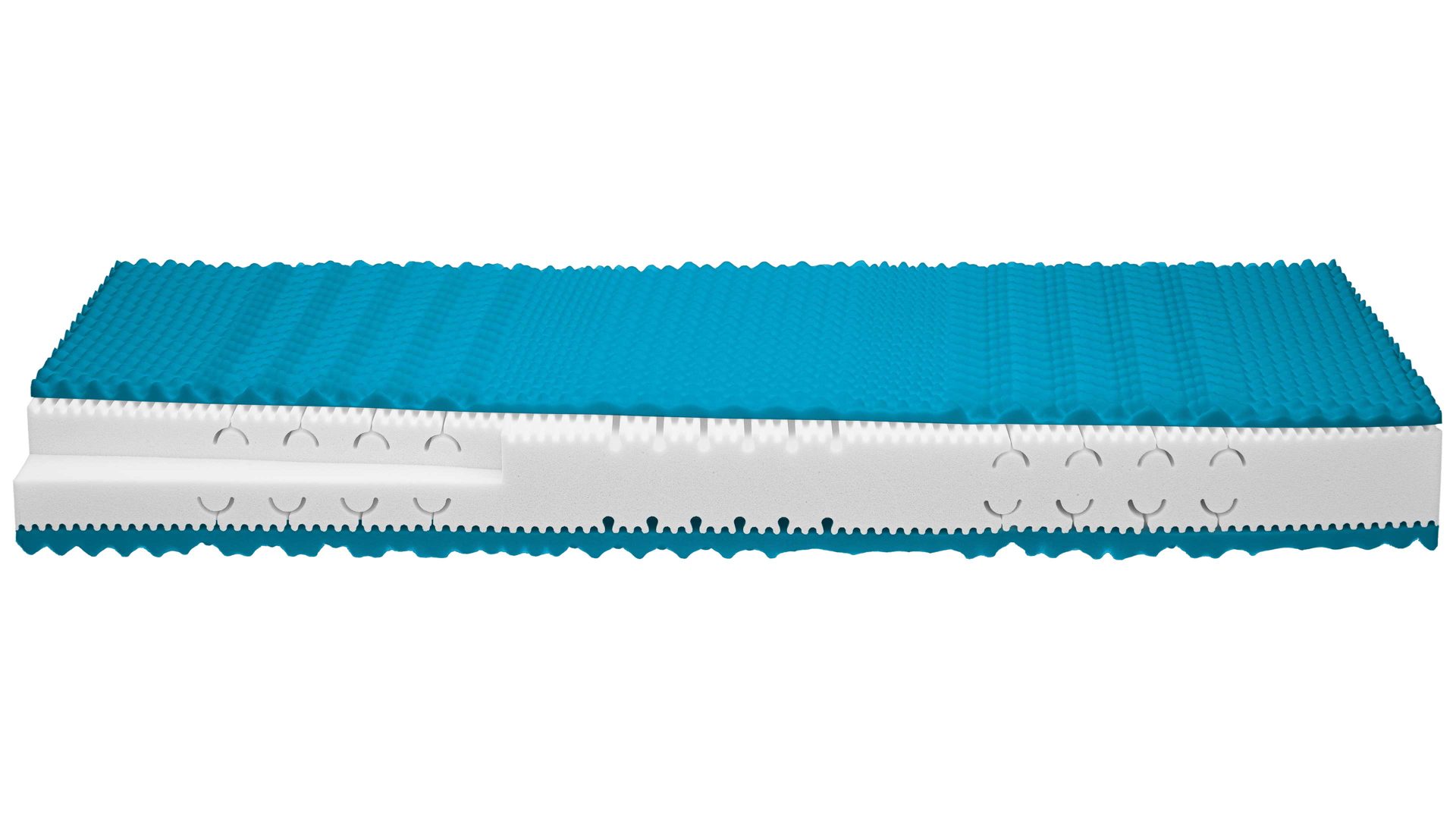 Kaltschaummatratze comfortmaster besser sitzen, liegen, leben aus Kunstfaser in Weiß Comfortmaster Matratze Exklusiv S H3, Kaltschaum – Liegefläche ca. 90 x 220 cm