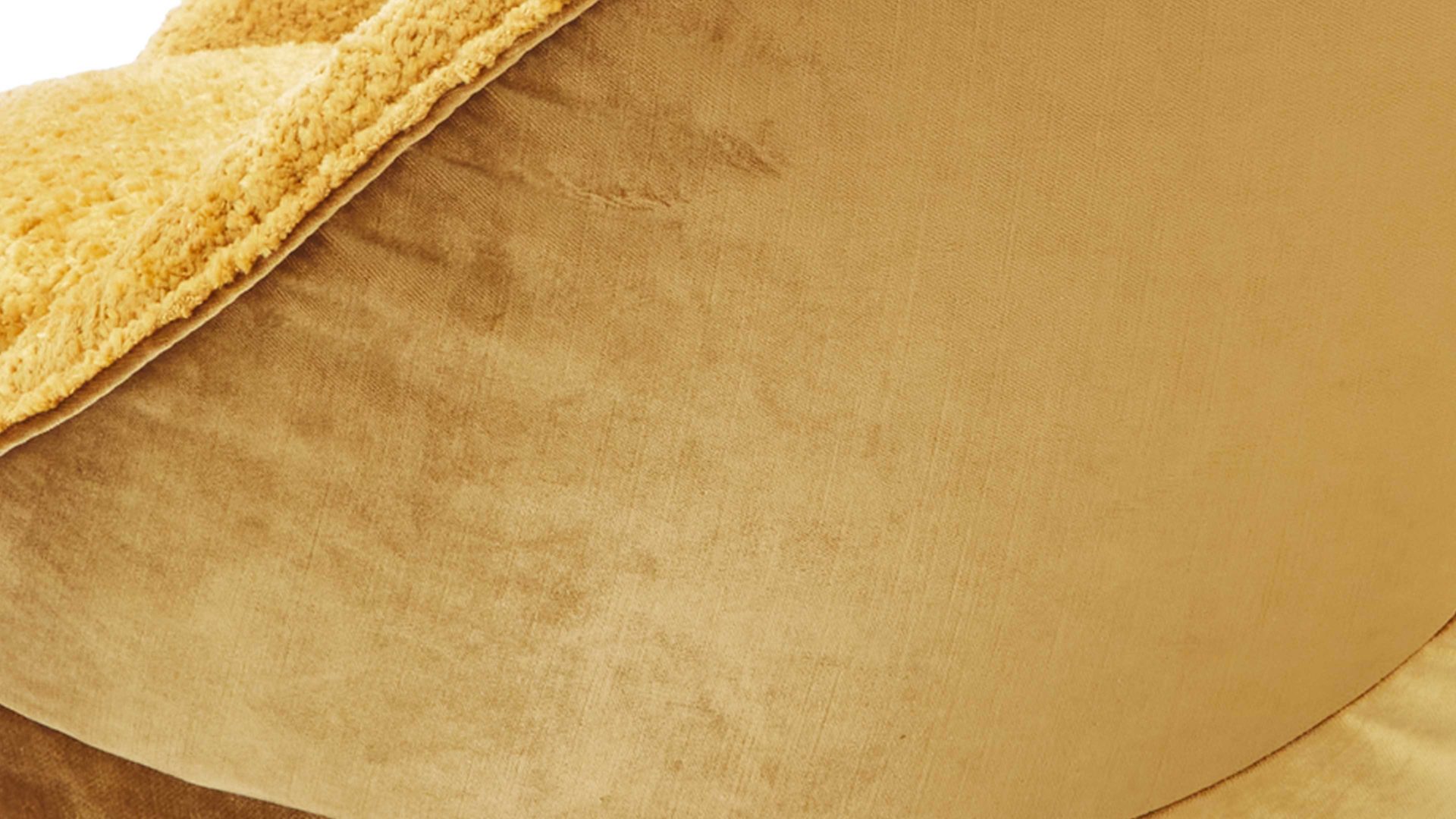 Polsterstuhl Koinor aus Stoff in Gelb KOINOR Dreh-Polsterstuhl goldfarbene Bezugkombination Space 33 & Universe 32, mattschwarzer Tellerfuß