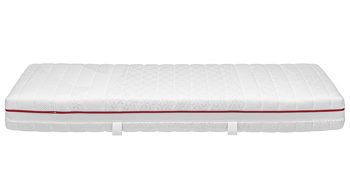 Federkernmatratze comfortmaster besser sitzen, liegen, leben aus Stoff in Weiß Comfortmaster Matratze Comfort T H2, Taschenfederkern – Liegefläche ca. 90 x 220 cm