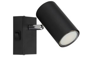 Wandleuchte Globo lighting aus Metall in Schwarz GLOBO Strahler Robby Mattschwarz - ein Spot