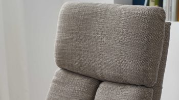 Relaxsessel COMFORT SMART aus Stoff in Beige COMFORT SMART Viro - Relaxsessel mit Federkern taupefarbenes Flachgewebe Picasso & schwarzer Sternfuß